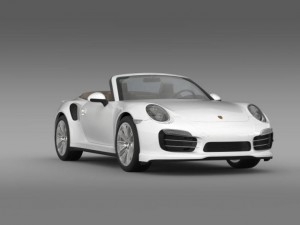 porsche 911 turbo cabrio 2014 3D-Modell