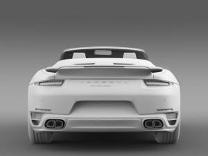 porsche 911 turbo cabrio 2014 3D-Modell