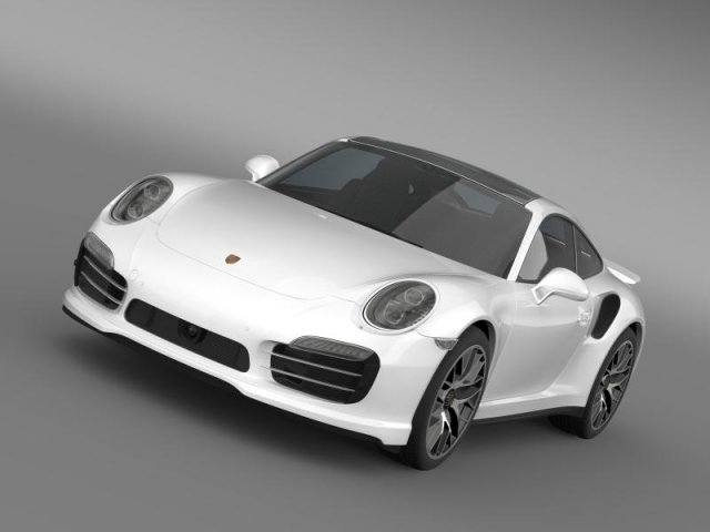porsche 911 turbo s 2013 3D Модель .c4d .max .obj .3ds .fbx .stl .blend 
