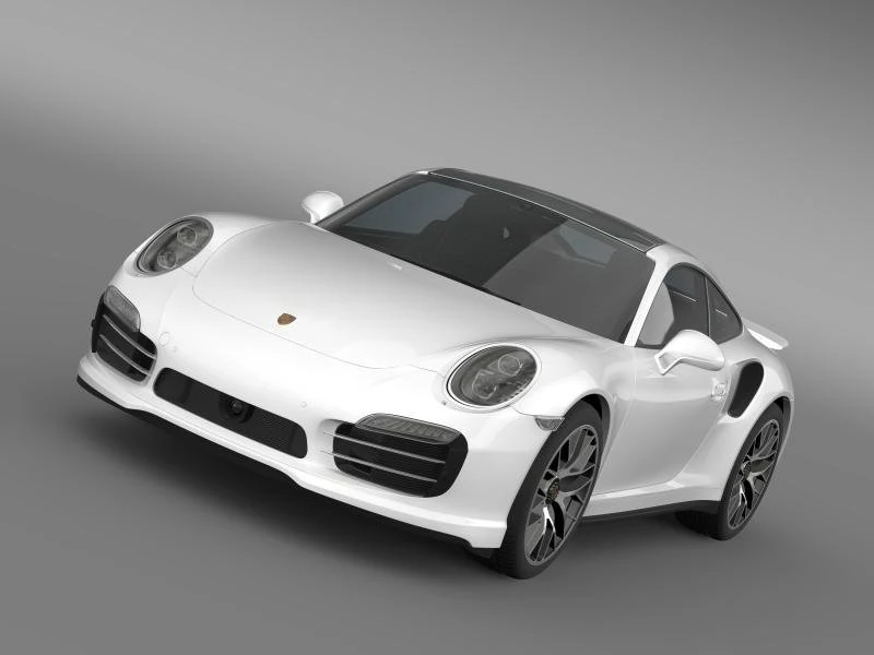 porsche 911 turbo s 2013 3D Model .c4d .max .obj .3ds .fbx .stl .blend 