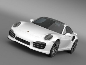 porsche 911 turbo s 2013 3D Model