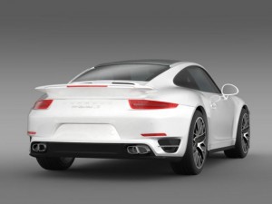 porsche 911 turbo s 2013 3D Модель