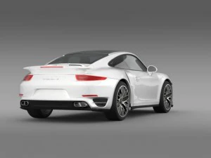 porsche 911 turbo s 2013 3D Model
