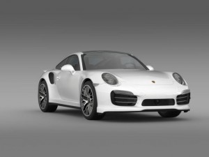 porsche 911 turbo s 2013 3D Модель