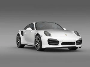 porsche 911 turbo s 2013 3D Model