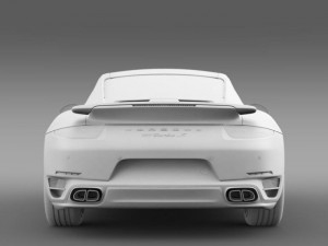 porsche 911 turbo s 2013 3D Модель