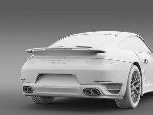 porsche 911 turbo s 2013 3D Модель