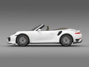 porsche 911 turbo s cabrio 2014 3D Model