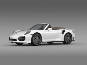 porsche 911 turbo s cabrio 2014 Modelo 3D