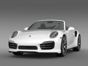 porsche 911 turbo s cabrio 2014 Modelo 3D