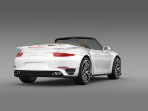 porsche 911 turbo s cabrio 2014 Modelo 3D