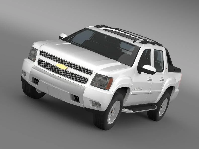 chevrolet avalanche z71 3D Model .c4d .max .obj .3ds .fbx .stl .blend 