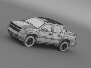 chevrolet avalanche z71 3D Model