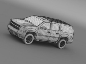 chevrolet suburban z71 3D Model
