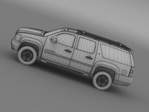 chevrolet suburban z71 3D Model
