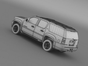 chevrolet suburban z71 3D Model