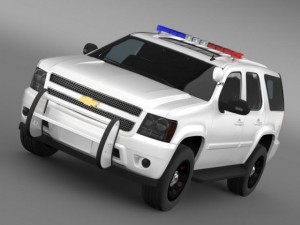 chevrolet tahoe police 3D 모델