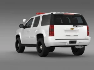 chevrolet tahoe police 3D Model