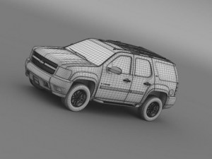 chevrolet tahoe z71 Model 3D