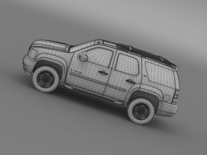 chevrolet tahoe z71 Model 3D