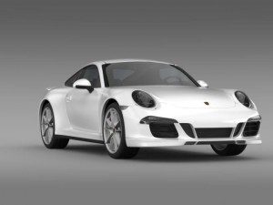 porsche 911 carerra 4s facebook 5m1 3D Model