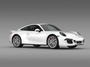 porsche 911 carerra 4s facebook 5m1 3D Model