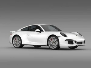 porsche 911 carerra 4s facebook 5m1 3D Model