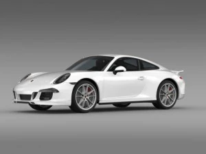 porsche 911 carerra 4s facebook 5m1 3D Model