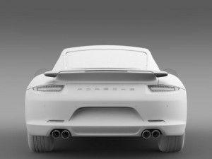 porsche 911 4s exclusive Modello 3D
