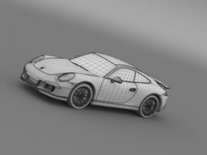 porsche 911 4s exclusive Modello 3D