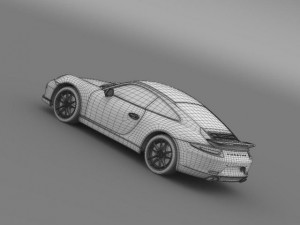 porsche 911 4s exclusive Modello 3D