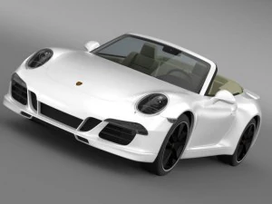 porsche 911 cabrio esclusiva Modello 3D