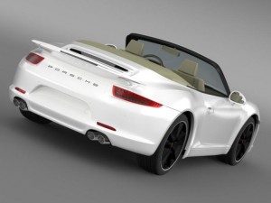 porsche 911 exclusive cabrio 3Dモデル