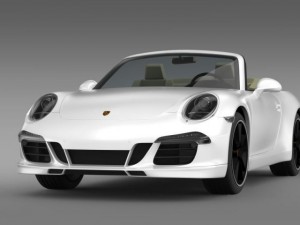 porsche 911 exclusive cabrio 3Dモデル
