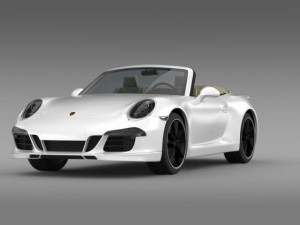porsche 911 exclusive cabrio 3Dモデル