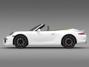 porsche 911 exclusive cabrio 3Dモデル