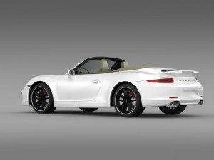 porsche 911 exclusive cabrio 3Dモデル