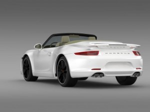 porsche 911 exclusive cabrio 3Dモデル