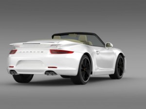 porsche 911 exclusive cabrio 3Dモデル