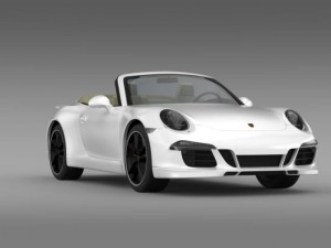 porsche 911 exclusive cabrio 3Dモデル