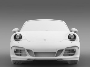 porsche 911 exclusive cabrio 3Dモデル
