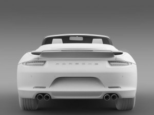 porsche 911 exclusive cabrio 3Dモデル
