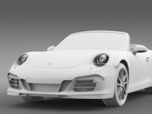 porsche 911 exclusive cabrio 3Dモデル