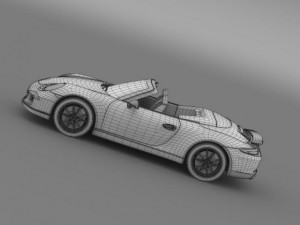 porsche 911 exclusive cabrio 3Dモデル