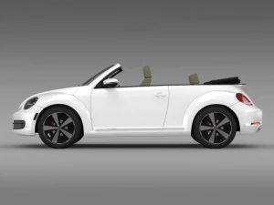 vw beetle turbo cabrio 3D Model