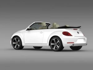 vw beetle turbo cabrio 3D Model