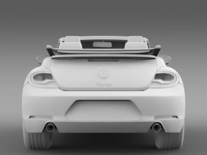 vw beetle turbo cabrio 3D Model