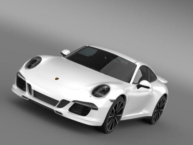 porsche 911 carrera 4s aerokitcup Modelo 3D .c4d .max .obj .3ds .fbx .stl .blend 