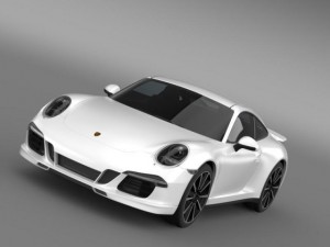 porsche 911 carrera 4s aerokitcup 3D Model