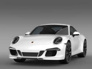 porsche 911 carrera 4s aerokitcup Modelo 3D